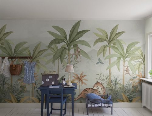 Wild Jungle Mural 6945